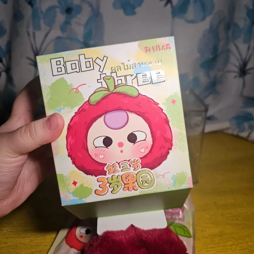 Baby Three Big Plush Pendent Fruit Plant Head Mangosteen BLIND BOX OPENED Red